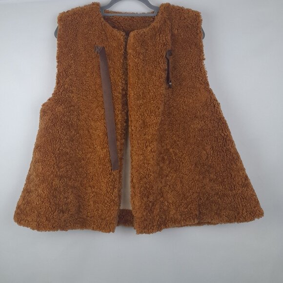Anthropologie Jackets & Blazers - Anthropologie Akemi + Kin Alonna Teddy Plush Sleeveless Vest Jacket One …